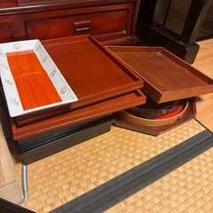 お盆などの画像