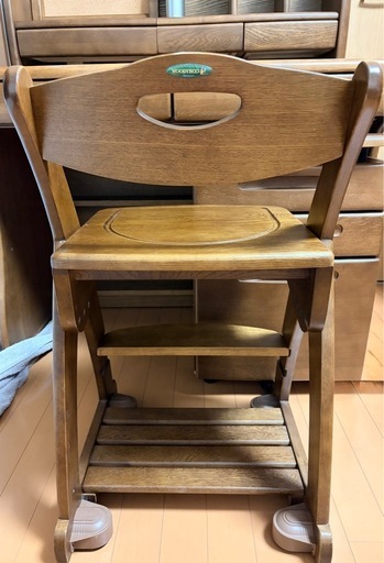 コイズミ 学習机 woodyeco 椅子付き 木製デスク【美品】