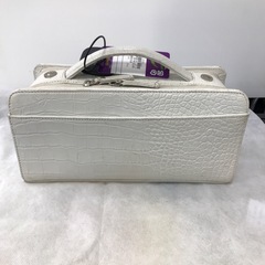 ジモティ割引有★【ジャングルジャングル岸和田店】CASTELBAJAC カステルバジャック セカンドバッグ クロコ型押し ホワイト　南大阪 岸和田市 貝塚市 泉佐野市 和泉市 忠岡町 熊取町の画像