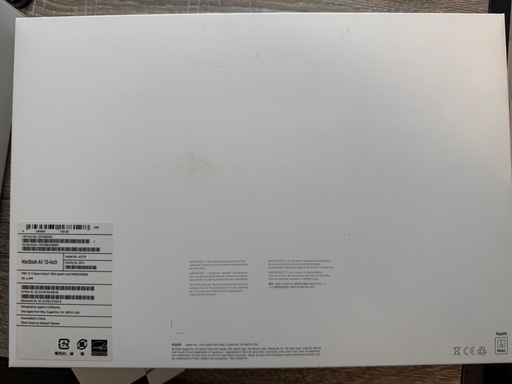 MacBook Air 2020 Intel ジャンク 箱あり 起動可