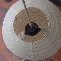 ペンダントライト　50㎝　提灯　行燈　照明　吊るしライト　補修ベースの画像