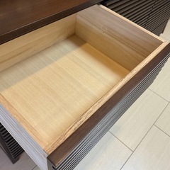LOWYA★ローチェスト箪笥たんす桐タンス★ダークブラウンの画像