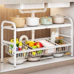 美品⭐︎シンク下ラックの画像