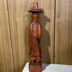 木彫り人形　太師の画像