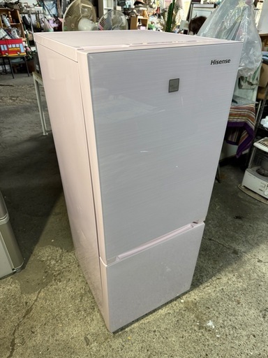 ハイセンス 【右開き】154L 2ドアノンフロン冷蔵庫 keyword ピンク HR-G1501KP