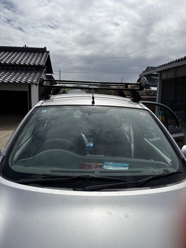ルーフキャリア　日産マーチで使用