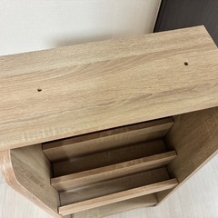 絵本棚 おもちゃ 収納 おしゃれ スリム 絵本収納 マガジンラック おもちゃ棚 絵本ラック ロータイプ 書棚 木製 本棚 大容量 収納棚 オープンラック ラック 棚 収納ラック 省スペース 幅45cm 完成品の画像