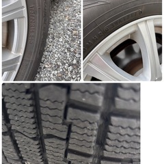 アルミホイール14インチ4本　
スタッドレスタイヤ付　ヴィッツなど の画像