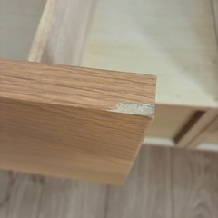 【美品】　無印良品　ダブルベッド　収納付き　オークの画像