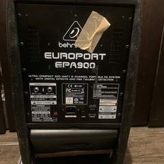 無料  スピーカー　ベリンガー　Europort EPA900　の画像