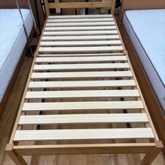 N1333★シングルベッド★ベッド★マットレス・フレームセット★幅995mmの画像