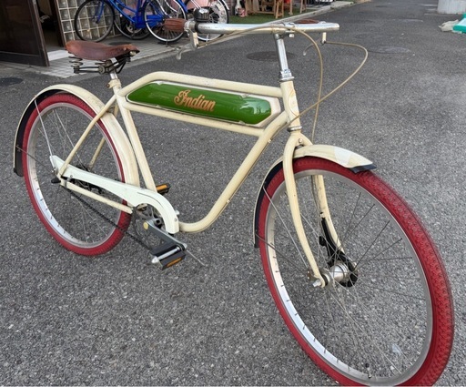 激レア｜丸石自転車 × インディアンモーターサイクル コラボモデル　引き取り限定