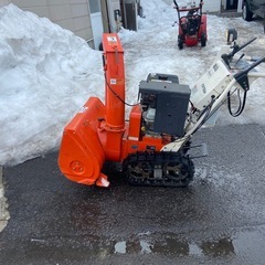 フジイ除雪機8馬力の画像