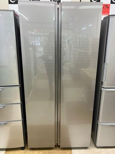 【引取限定】アクアAQUA　冷蔵庫　AQR-SBS45J（S)　449L   2020年製【ハンズクラフト八幡西店】
