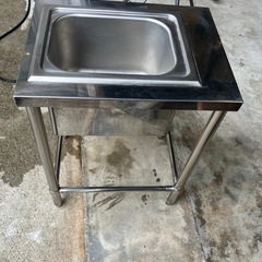 【業務用 一層シンク】450×600×800㎜ 店舗・厨房用の画像