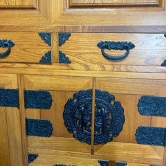 古民家カフェに💖家具調和洋タンスの画像