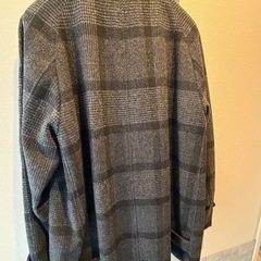 タケオキクチ TAKEO KIKUCHI ウールメルトンチェックジャケット メンズコート L相当の画像