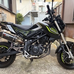 Benelli ベネリ TNT125 社外部品付 原付2種 書類 メインキー有の画像