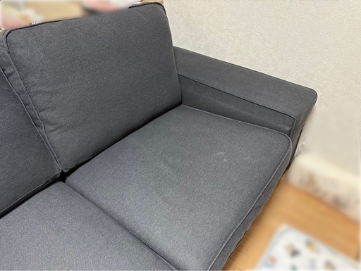 IKEA ソファー KIVIK 3人掛け ダークグレー