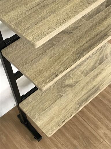 【新品】天井つっぱり ペグボードラック60 oak