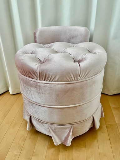 kino キノ　Classic High stool ペールピンク　ソファ　スツール　チェア　ネイルサロン　マツエクサロン