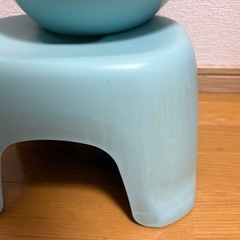 お風呂用椅子、桶の画像