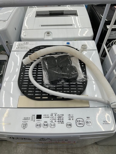 東芝 AW-45ME8 2022年製 洗濯機 4.5kg