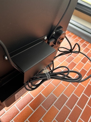 美品 ヤマゼン 電動昇降テーブル  ブラウン デスク 介護 