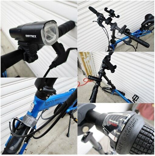 Tern　LINK A7　折りたたみ自転車 ミニベロ　小径車　20インチ　ブルー　街乗り　通勤　通学　ターン リンク　引き取り歓迎　1059ZS