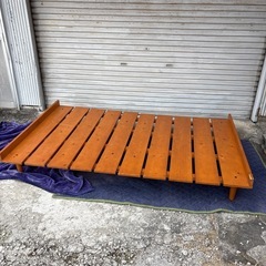 ベッド マットレス ベッドフレーム セミダブル 幅120cm長さ204cm高さ22cmの画像