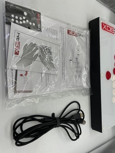 【トレファク足立扇店】ﾚﾊﾞｰﾚｽｺﾝﾄﾛｰﾗｰ HitBox Arcade Controller 取説･USBｹｰﾌﾞﾙ付