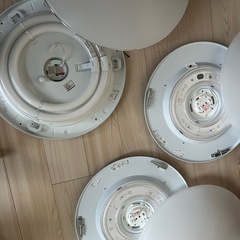 美品　シーリングライト　3つセット　LED 2つ　電球1つ の画像
