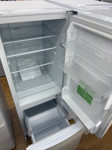 【ドリーム川西店限定】☆ジモティー見たよ割引☆ 2ドア冷蔵庫 アイリスオーヤマ IRSN-15A-WE 154L 2021 クリーニン