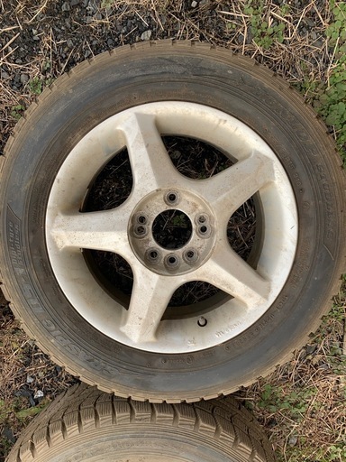 195/65R15 エスティマ等　タイヤ付