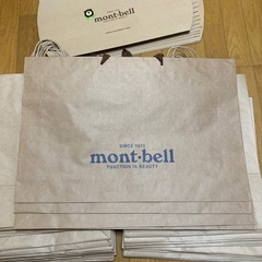mont-bell モンベル　ショッパー　紙袋　ギフトの画像