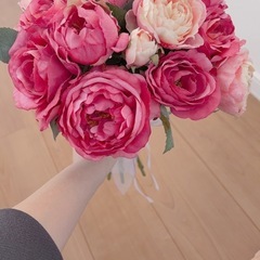 未使用品〇ブーケ＆ブートニアセットの画像