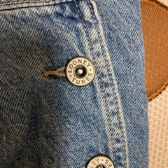 90s'ビンテージLONEY TUNES刺繍オーバーオールの画像