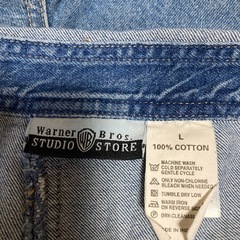 90s'ビンテージLONEY TUNES刺繍オーバーオールの画像