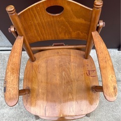 天然木 ベビーチェア キッズチェア 岐阜高山 柏工業の画像