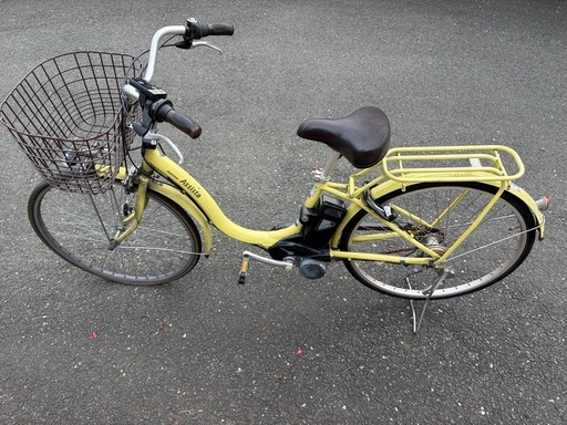 ブリヂストン電動アシスト自転車26インチ イエロー