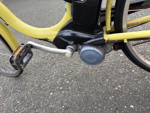 ブリヂストン電動アシスト自転車26インチ イエロー
