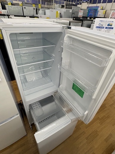 【ドリーム川西店限定】☆ジモティー見たよ割引☆ 2ドア冷蔵庫 ヤマダ YRZ-F15J 156L 2022 クリーニング済み 【212