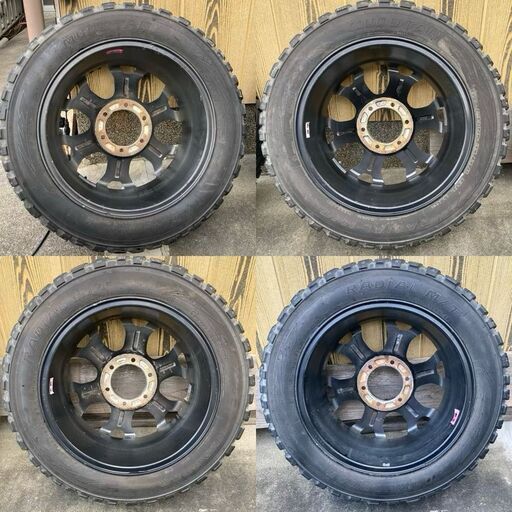 MANARAY Eurodesign MUDSTAR 215/60R17C 17×7.5J＋28 PCD139.7　6穴 4本セット