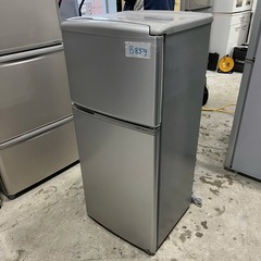 NO B859🌈福岡市内配送設置無料✨🌈アクア 109L 2ドア冷蔵庫（直冷式）アーバンシルバー【右開き】AQUA AQR-111E-Sの画像