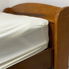 コインマットレス-木製ベッドフレームセットの画像