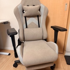 ゲーミングチェア リクライニング機能付き 状態良の画像