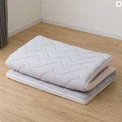 ニトリ ダブルマットレス 97×197×8cm 引っ越しのためお譲りします の画像