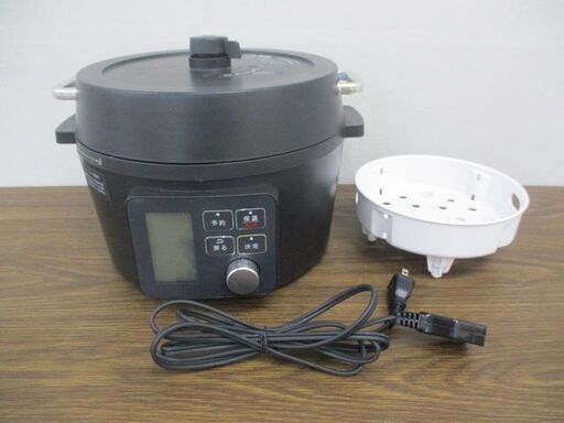 G∀小286 電気圧力鍋 中古品 アイリスオーヤマ PMPC-MA4-B 4.0L 2023年製 検：IRIS OHAYAMA 自動メニュー ネット限定モデル ブラック 炊飯 岩槻区/足立区