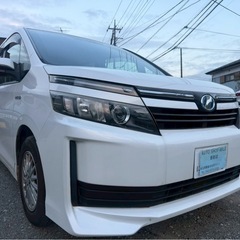 トヨタ ヴォクシーハイブリッド 7人乗り★総額67.8万円★車検付き♪機関良好 外観良好 純正ナビ フルセグTV バックカメラ ETC 左パワスラ カーセンサー全国最安値！早いもの勝ちです！の画像