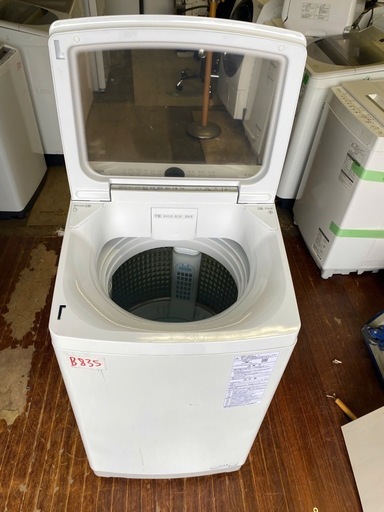 NO B835?福岡市内配送設置無料✨?全自動洗濯機 ホワイト AQW-VA8M-W 